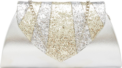

Tarusa Casual Silver Clutch