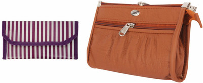 

Rapidcostore Casual Tan, Multicolor Clutch, Multicolor;tan
