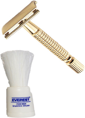 

Belle Girl Copper Safety Razor and Everest Soft Shaving Brush Combo(Set of 2)