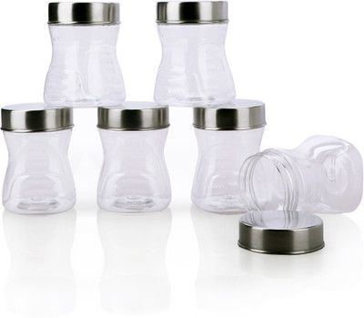 

Steelo 6 Pieces PET - Sobo - 175 ml Plastic Food Storage(Pack of 6, Clear)