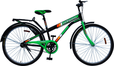 Hi-Bird Sturdy Black 26 T Single Speed Mountain Cycle(Black)