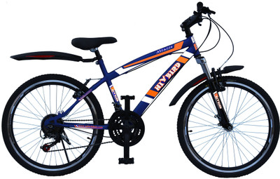 

Hi-Bird Ablaze 24T MS Blue 24 T Mountain/Hardtail Cycle(21 Gear, Blue), Matte blue