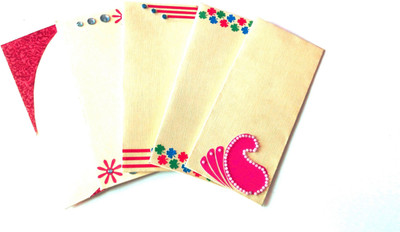 

Rmantra Handmade Designer Gift Envelopes Envelopes(Pack of 5 Multicolor)