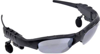 

VibeX ® Sunglasses Wireless MP3 Player Headset Music In-Ear Headphones HIFI Sound Camping & Hiking Goggles(Black)