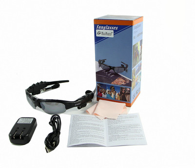 VibeX ™ Stereo MP3 Music Sunglasses Smart Glasses Motorcycle Goggles(Black)
