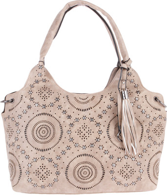 

Fur Jaden Hand-held Bag(Beige)