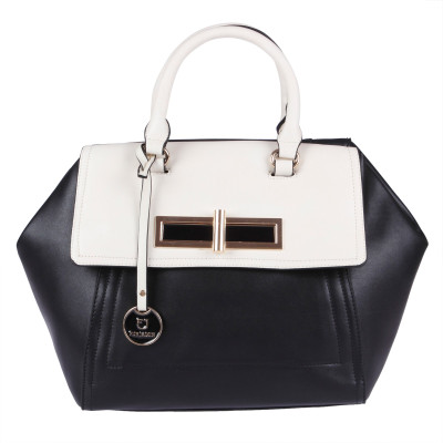 

Fur Jaden Hand-held Bag(Black, White)