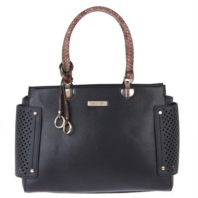 

Fur Jaden Hand-held Bag(Black)