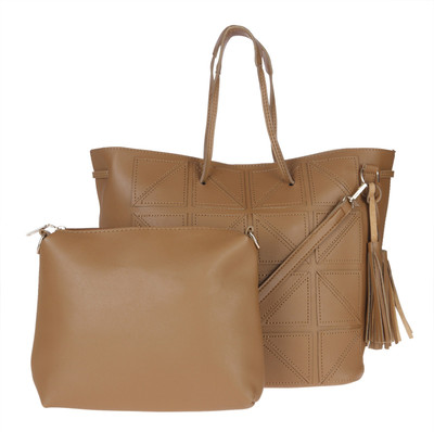 

Fur Jaden Tote(Tan)
