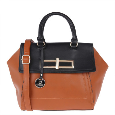

Fur Jaden Hand-held Bag(Black, Tan)