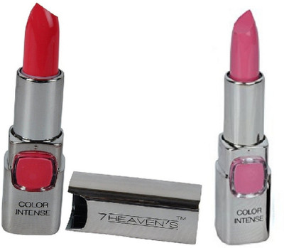 

AV 7 Heven Intence Lipstick Hot Red102, Rose 407(Hot Red, Ross, 3.8 g)