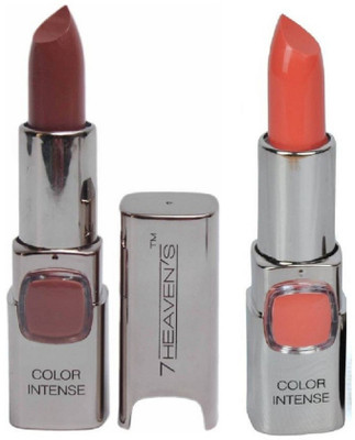 

AV 7 Heven Intence Lipstick Plum Red 106, Peach 605(Plum Red, Peach, 3.8 g)