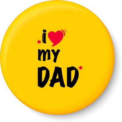 

PEACOCKRIDE I love my DAD Fridge Magnet Fridge Magnet Pack of 1(Multicolor)