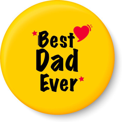 

PEACOCKRIDE Best DAD Ever I Best DAD I Fathers Day Gift I My DAD I Fridge Magnet Fridge Magnet Pack of 1(Multicolor)