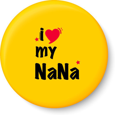 

PEACOCKRIDE I love my NANA I Fathers Day Gift I My DAD I Fridge Magnet Fridge Magnet Pack of 1(Multicolor)