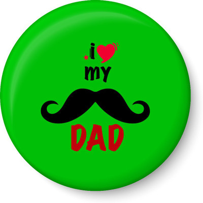 

PEACOCKRIDE I love my DAD Fridge Magnet Fridge Magnet Pack of 1(Multicolor)