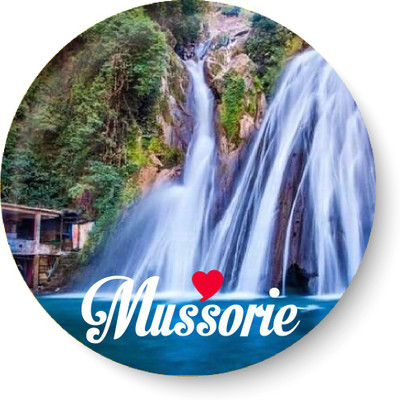 

PEACOCKRIDE Love Mussorie Magnet Fridge Magnet Pack of 1(Multicolor)