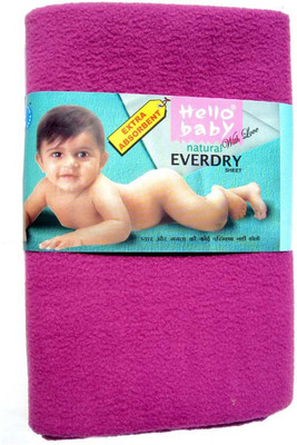 

Hello Baby Extra Absorbent Natural Waterproof Bed Protector Everyday Sheet(Maroon)