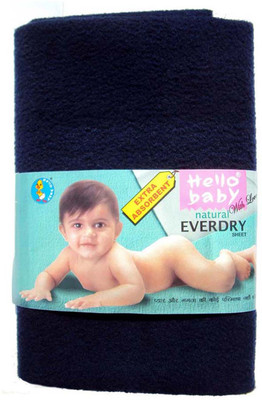 

Hello Baby Extra Absorbent Natural Waterproof Bed Protector Everyday Sheet(Blue)