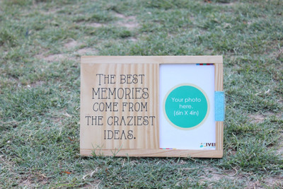 

ivei Wood Photo Frame(Beige, 1 Photos)