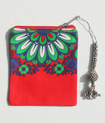 

fatfatiya Sparkling Green Blue Flower Coin Pouches Pouch(Multicolor)