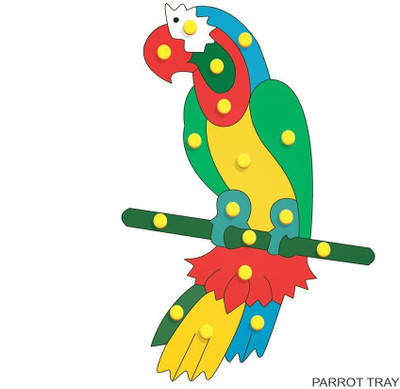 

Flying Toyszer Play And Learn Wooden Picture Board Puzzle - Parrot(17 Pieces)