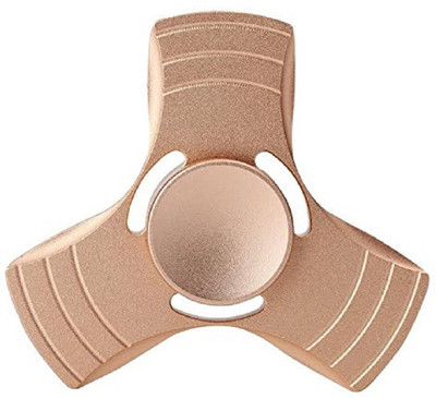

Premsons Fidget Spinner Metal Aluminium Triangular Head Hand Spinner Ultra Speed Tri Spinner Toy Metallic Rose Gold(1 Pieces)