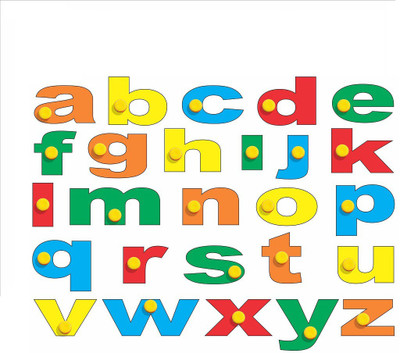 

Flying Toyszer Play And Learn Wooden Picture Board Puzzle - Small Alphabets(26 Pieces)