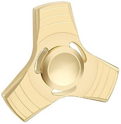 

Premsons Fidget Metal Zinc Triangular Head Hand Spinner Ultra Speed Tri Spinner Toy Metallic Gold(1 Pieces)