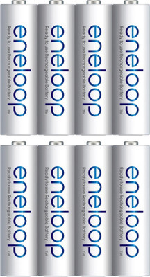 

Panasonic eneloop 8 AA 2000mAh Ready to use for Multi use Rechargeable Ni-MH Battery