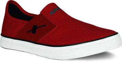 

Sparx Men 214 Slip On Sneakers For Men(Red, Maroon, Red navy blue