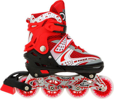 

Veera V-733 In-line Skates - Size 6-9 UK(Red)