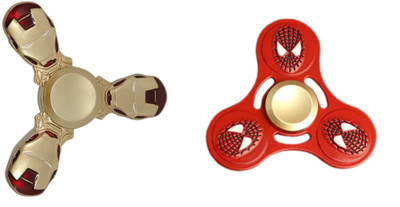 

Montez Super Hero Metal Fidget Spinner Toy Combo Of 2(Multicolor)