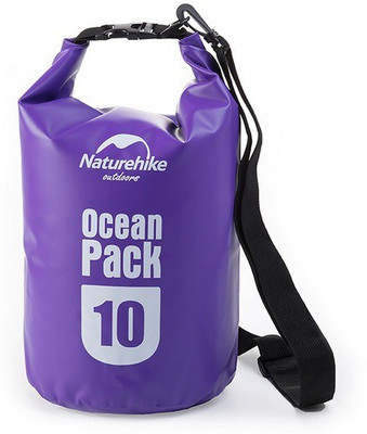 

Italish 10 Liter Waterproof Outdoor Ocean Pack Dry Bag For Drifting Swimming sport(Purple, Dry Bag), Violate