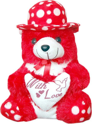

Ktkashish Toys Cute Red Teddy Bear 30 Cm - 30 cm(Red)