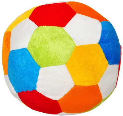 

Toyshine 7x7 Inches Soft Toy with Rattle - Shake the ball for Rattle Play - Non-toxic - 15 cm(Multicolor)