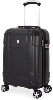 

Swiss Gear " Expandable Spinner Black Expandable Cabin Luggage -  inch(Black