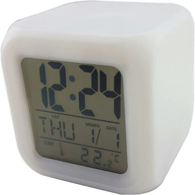 

Tradeaiza Digital White Clock