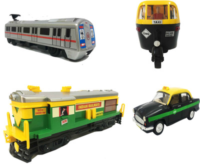 

Jack Royal Combo of city transport kit(Grey, Black, Yellow), Black;grey;yellow