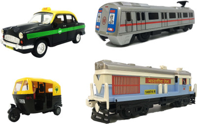 

Jack Royal Combo metro transport toy kit(Black, Grey, Yellow)