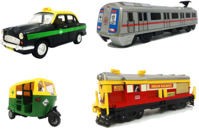 

Jack Royal Combo Transportation toys kit(Yellow, Black, Grey), Black;grey;yellow