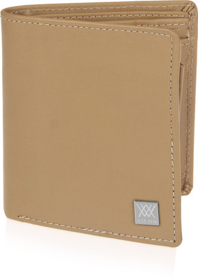 

Aditi Wasan Men Brown Genuine Leather Wallet(4 Card Slots), Taupe