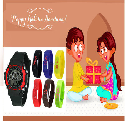 

Creator Subh Raksha Bandhan Gift (pcs 7) Watch - For Boys & Girls