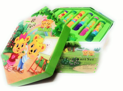 

DINAARKAN HEXAGONAL COLOR ART SET OF 46 PIECES WITH GREEN BOX