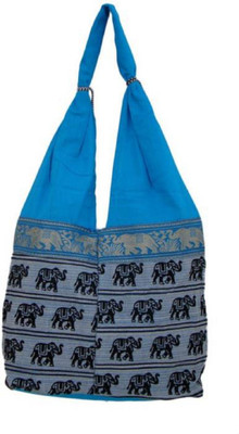 

Pinksisly cotton bag Shoulder Bag(Blue, 5 inch)