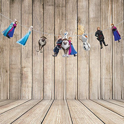 

PARTY PROPZ FROZEN BIRHTDAY DECORATION /STRING BANNER(SET OF 1) / FROZEN PARTY SUPPLIES Banner(5 ft, Pack of 1)