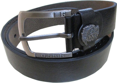 

Aam Shopping Men Casual Black Genuine Leather Belt