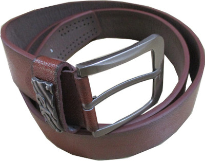 

Aam Shopping Men Casual Brown Genuine Leather Belt