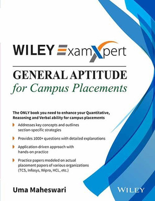 General Aptitude for Campus Placements  - The Only Book You Need to Enhance Your Quantitative, Reasoning and Verbal Ability for Campus Placements Second Edition(English, Paperback, Uma Maheswari)