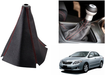 

Speedwav Leatherette Cover for Toyota Corolla Altis Car Gear Lever(Black)